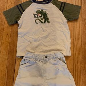 Boys Healthtex shirt & Sonoma shorts